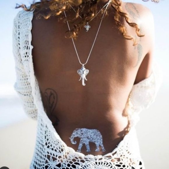 Shantique Bohemian Elephant Necklace - Picture 1 of 1